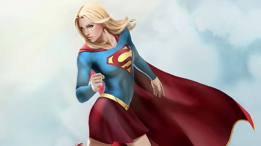 Supergirl Artwork süper kahramanlar , süper kız HD duvar kağıdı