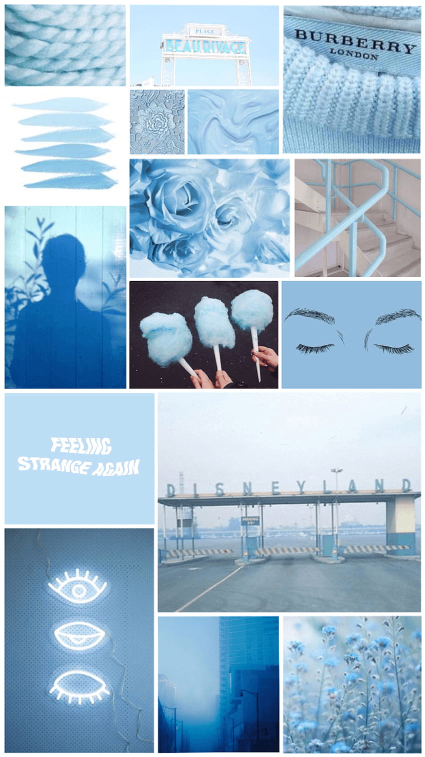 soft blue background tumblr