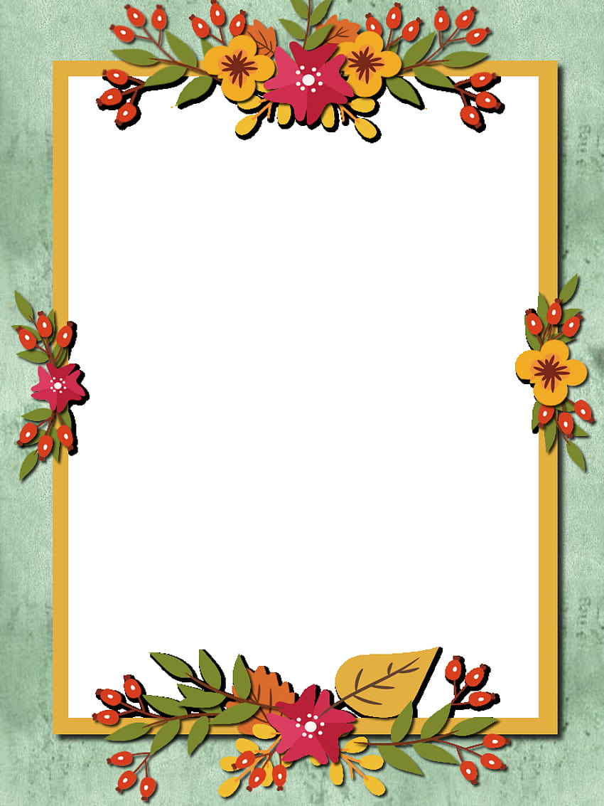 Autumn Frame Png, Border Design Hd Phone Wallpaper | Pxfuel