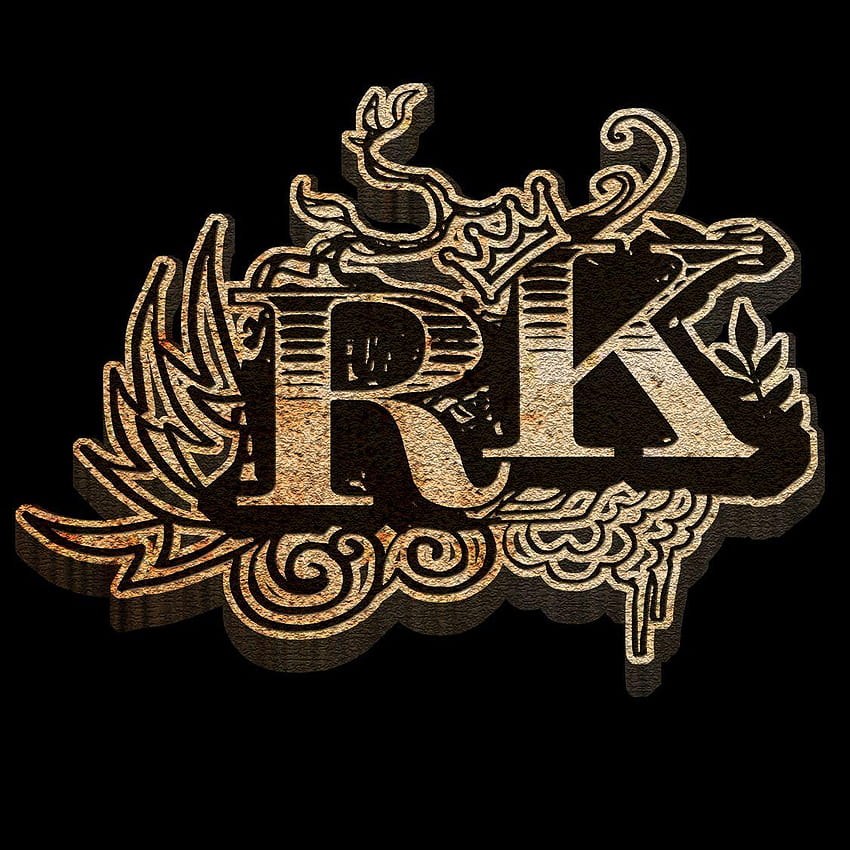 R K 3d 22 Com R K 3d, letra rk Papel de parede de celular HD