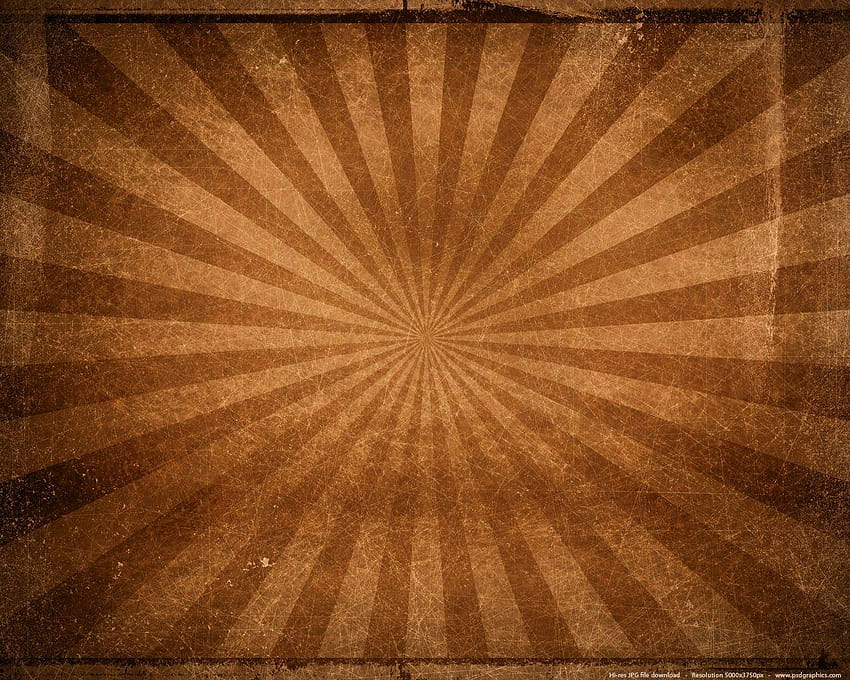 Braune Retro-Sonnenstrahlhintergründe, braune Hintergründe HD-Hintergrundbild
