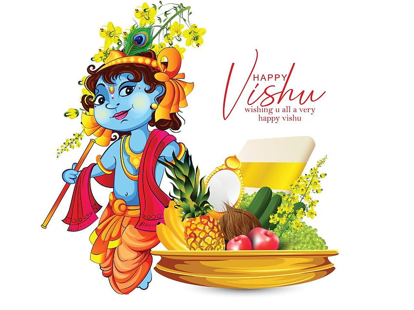 Vishu Kani da condividere con la tua famiglia e i tuoi amici in questo giorno di buon auspicio Sfondo HD