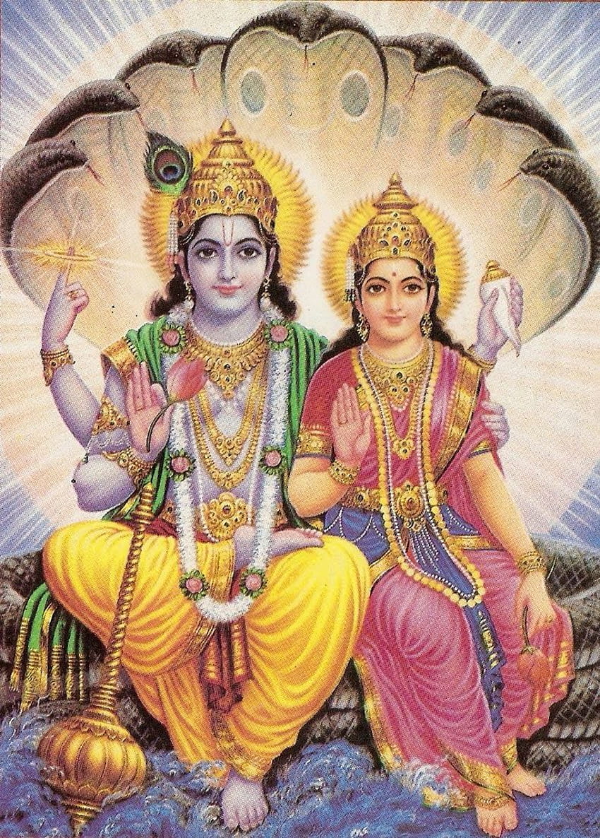 Hinduistischer Andachtsblog: Lakshmi Narayana HD-Handy-Hintergrundbild