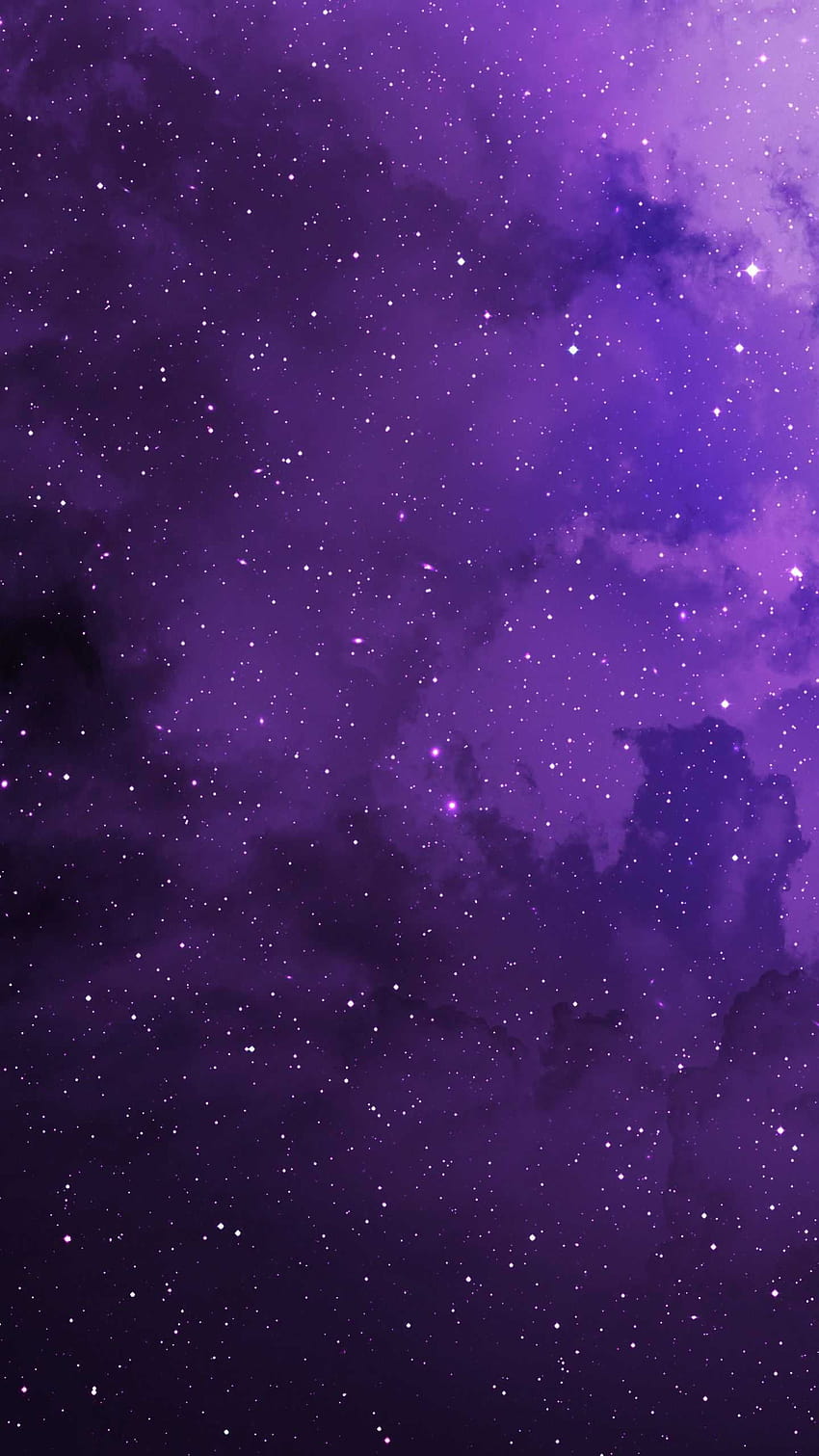 естетика на лилава галактика HD тапет за телефон