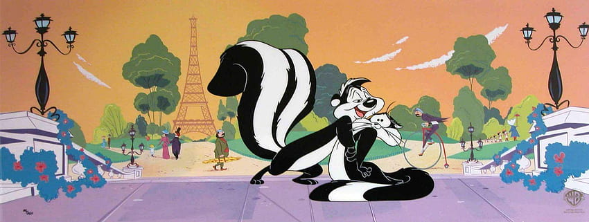 PEPE LE PEW Looney Tunes, französische französische Komödie, Familienanimation HD-Hintergrundbild