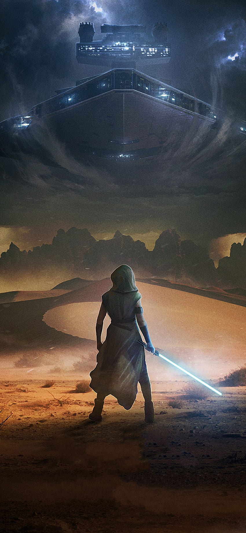 Star Wars: The Rise of Skywalker, fantasy movie, art, star wars the rise of skywalker iphone HD phone wallpaper