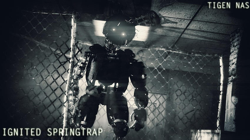 Fnaf Tjoc Ignited Springtrap, entzündeter Freddy HD-Hintergrundbild