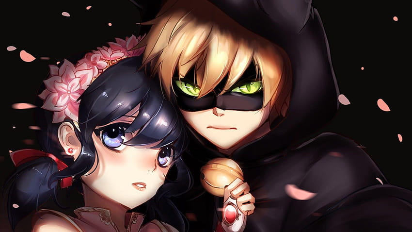 Cute Anime Ladybug And Cat Noir, cuentos milagrosos de ladybug cat noir fondo de pantalla