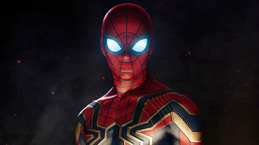Avengers Infinity War'daki Örümcek Adam HD duvar kağıdı