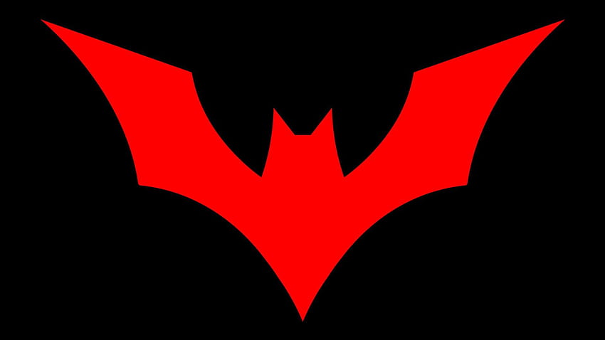 Batman Beyond Logo, dc character logos HD wallpaper