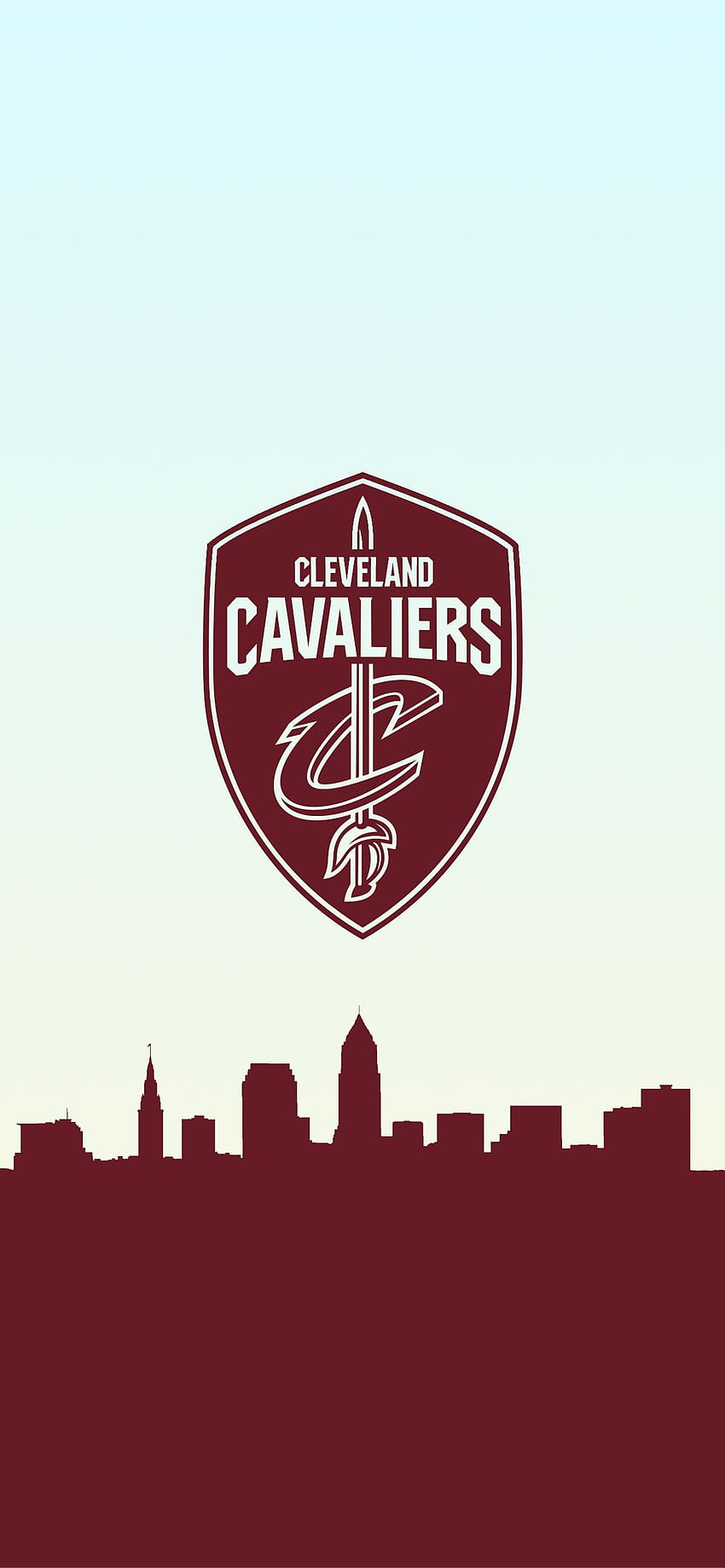 iPhone Cavaliers Cleveland terbaik, logo cavs wallpaper ponsel HD