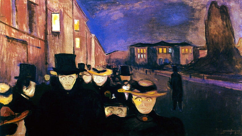 Peinture Edvard Munch Fond d'écran HD