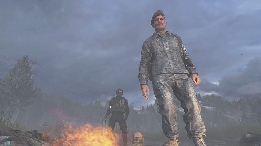 Call of Duty Modern Warfare 2 Campagne Personnages remasterisés General Shepherd Mission Loose Ends, Call of Duty Modern Warfare 2 General Shepherd Fond d'écran HD