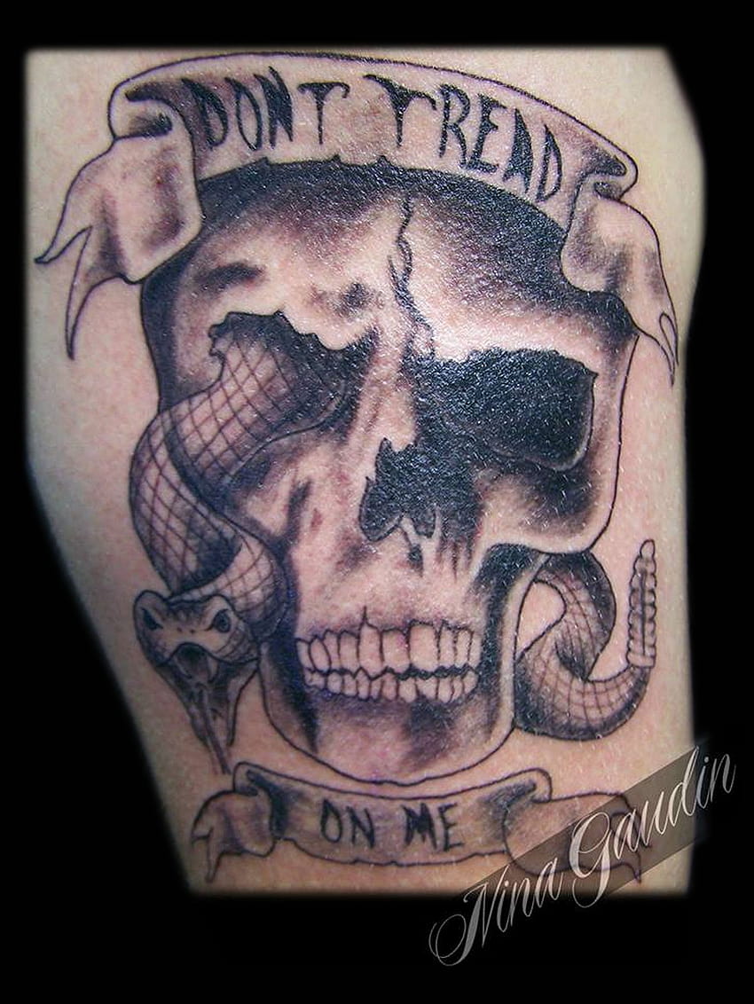 Dont Tread On Me With Snake  Don T Tread On Me Tattoo Design  Free  Transparent PNG Clipart Images Download
