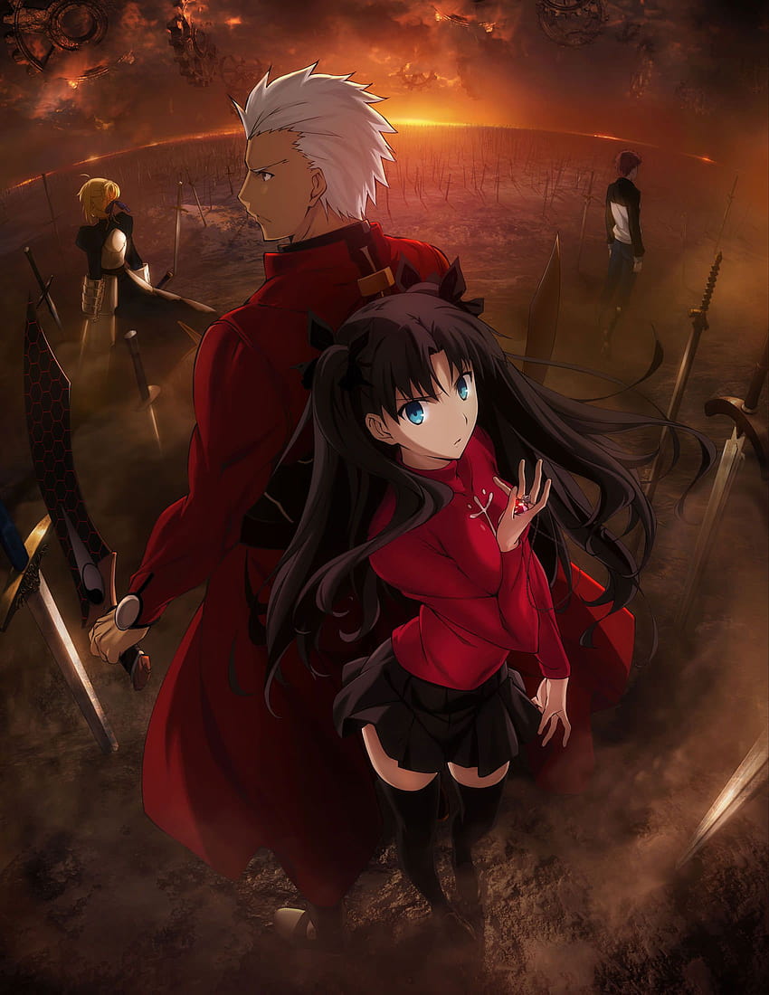 Fate/stay night Unlimited Blade Works key visual, ufotable HD phone wallpaper