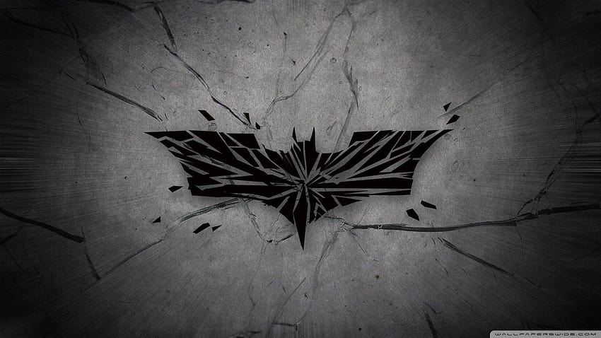 para PC Black Awesome 50 Logotipo de Batman para, logotipo de batman en blanco y negro fondo de pantalla