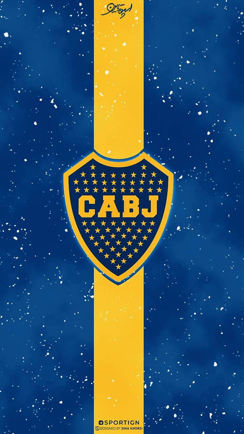 CA Boca Juniors by ElnazTajaddod, boca juniors 2021 Tapeta na telefon HD