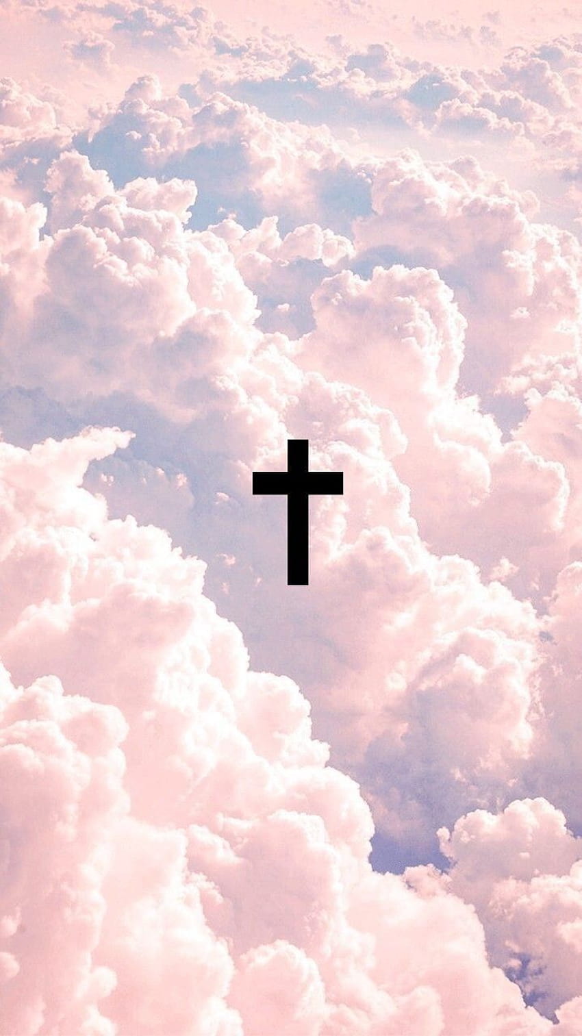 Pastel Cross, croix esthétique Fond d'écran de téléphone HD