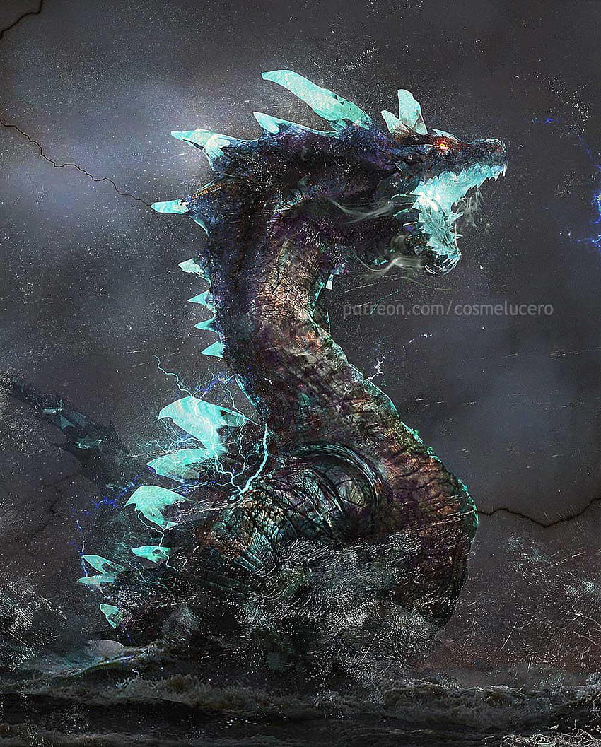 Abyssal Lagiacrus by Aeflus in 2020 Monster hunter art Monster [1000x1244] for your , Mobile & Tablet HD phone wallpaper