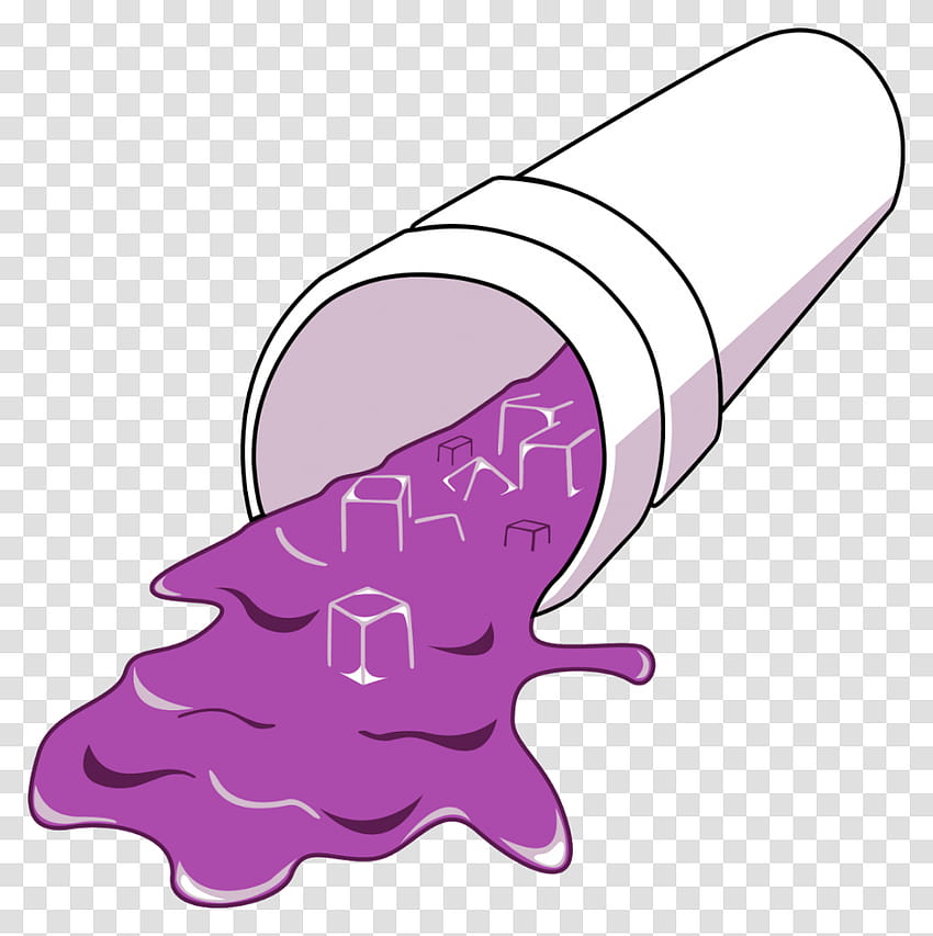 Purple Drank Codeine Lean, puszka, cyna, barwnik, wiadro Transparent Png – Pngset Tapeta na telefon HD