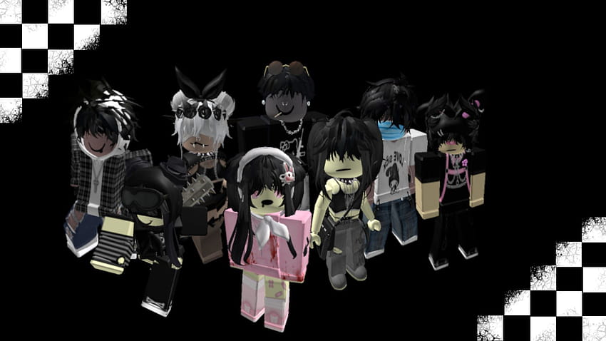 Download Roblox Emo Dc Character Iphone Wallpaper