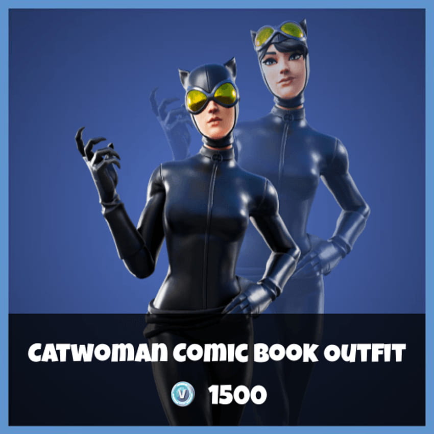 Catwoman Comic Book Outfit Fortnite HD phone wallpaper | Pxfuel