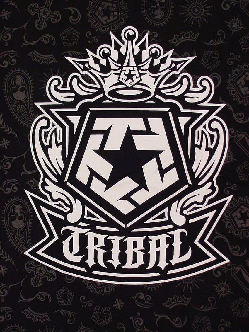 Tribal Gear Logo HD phone wallpaper