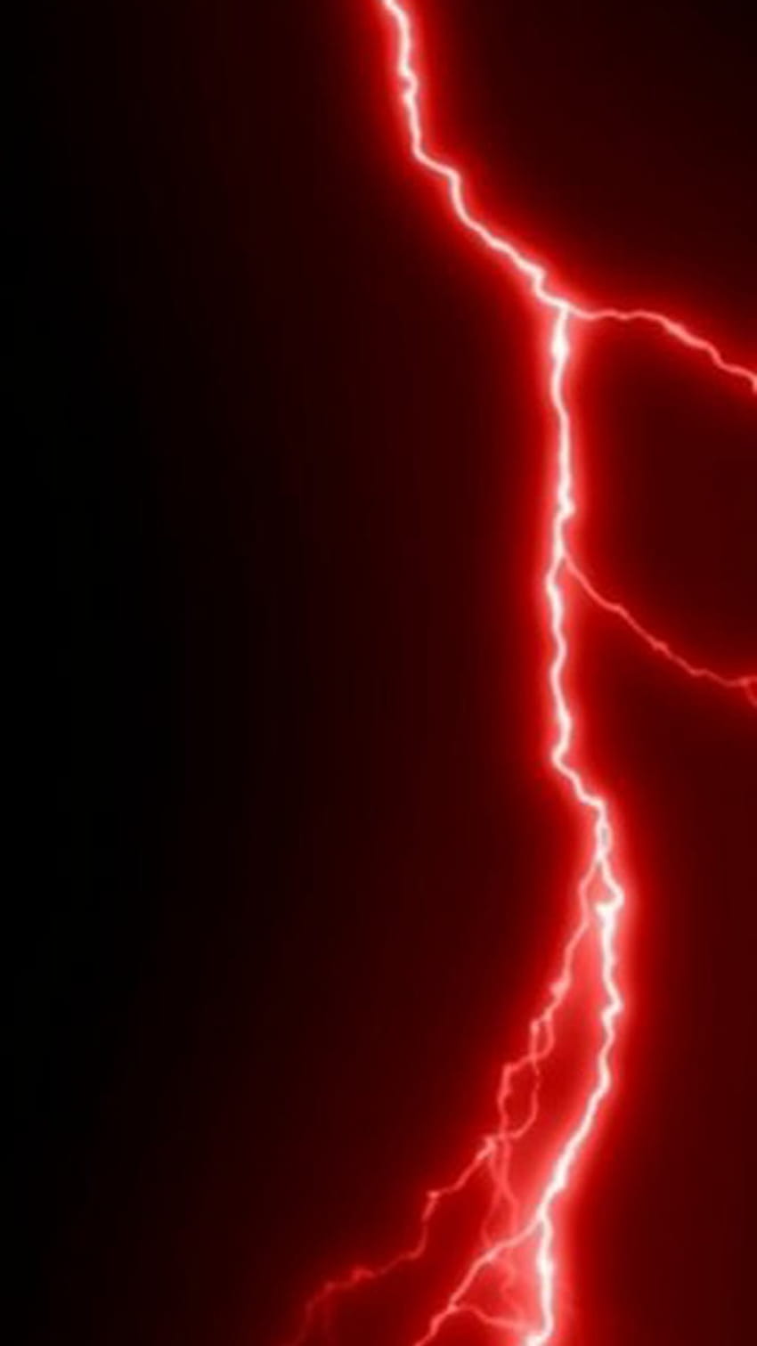 Red lightning looks like a running artery in a way HD phone wallpaper