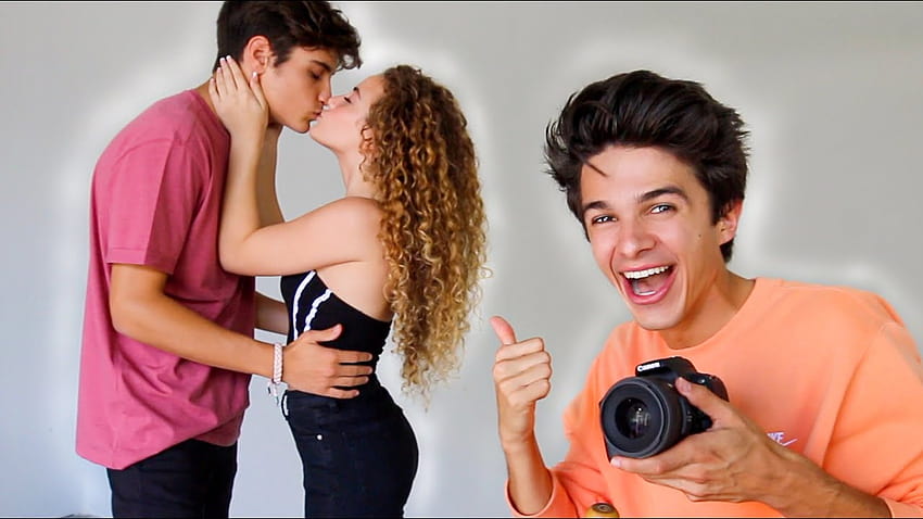 I CAUGHT THEM KISSING ON CAMERA FOR THE FIRST TIME!!, sofie dossi and dom HD wallpaper