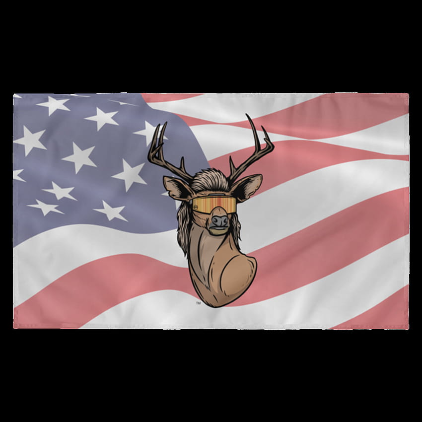 Amazoncom LevvArts Vintage Canvas Wall Art American Flag Deer Picture  with USA Flag Background Canvas Prints Wild Animal Painting Elk Artwork for  Home Farmhouse Living Room Decor Framed Ready to Hang Posters