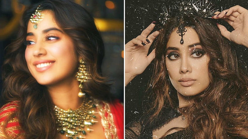 Panghat: Janhvi Kapoor stuns in both bridal, spooky avatars for Roohi's new song HD wallpaper