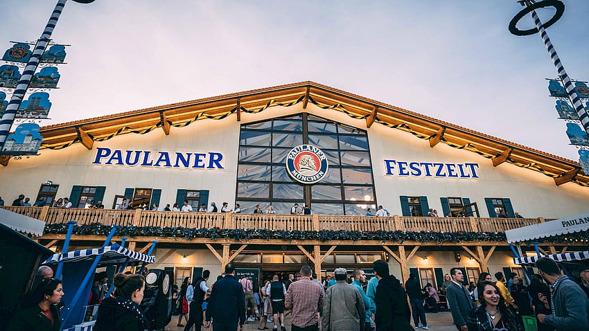 Paulaner Festzelt • Oktoberfest.de, paulaner brewery HD wallpaper