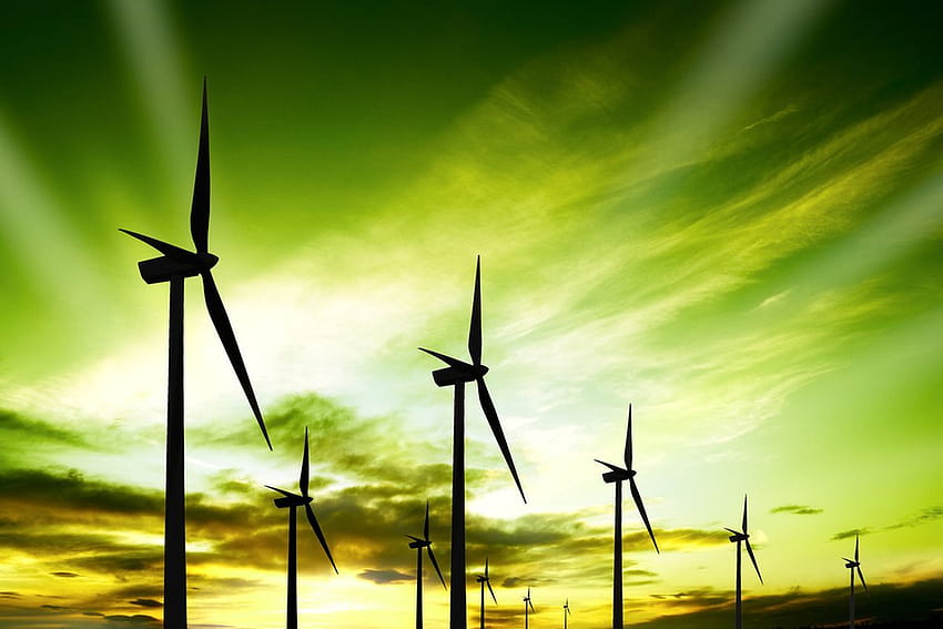 Zielona Energia, energia odnawialna Tapeta HD
