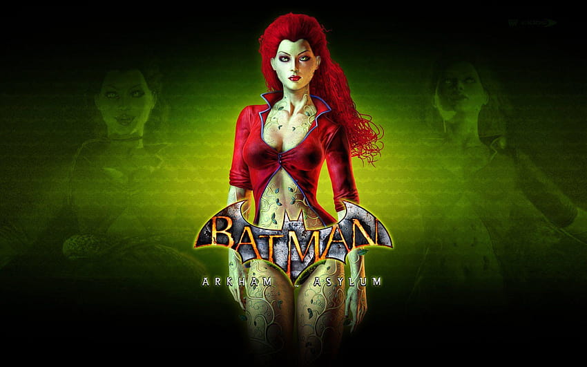 Batman Arkham Asylum : Poison Ivy boss fight HD wallpaper