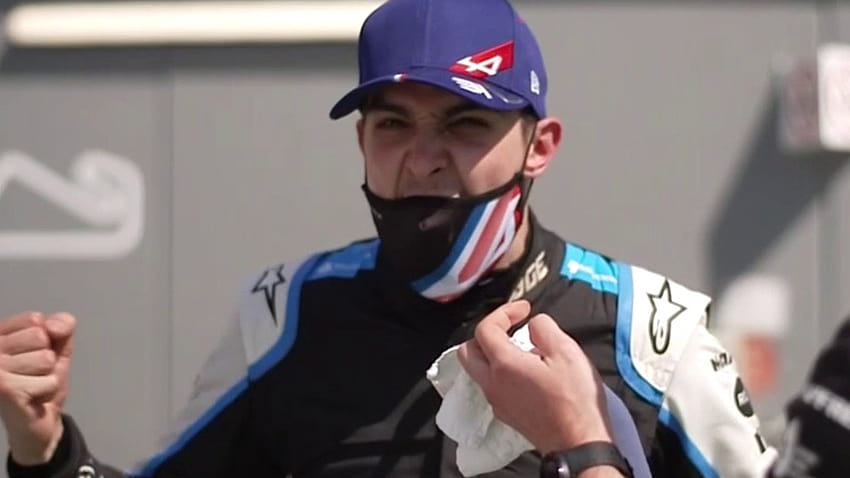 Esteban Ocon ruge de alegria em quinto lugar no GP da Espanha enquanto o homem em forma da Alpine continua progredindo papel de parede HD