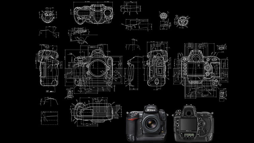 diagrammi, Schema, camera, Nikon / e Mobile &, camera nikon Sfondo HD