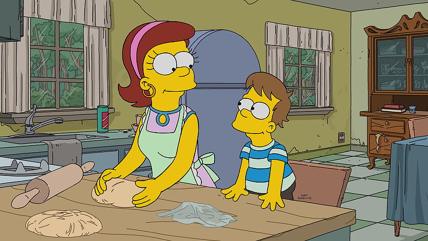 The Simpsons' Shares the Best Apple Pie Recipe in History, mona simpson HD wallpaper