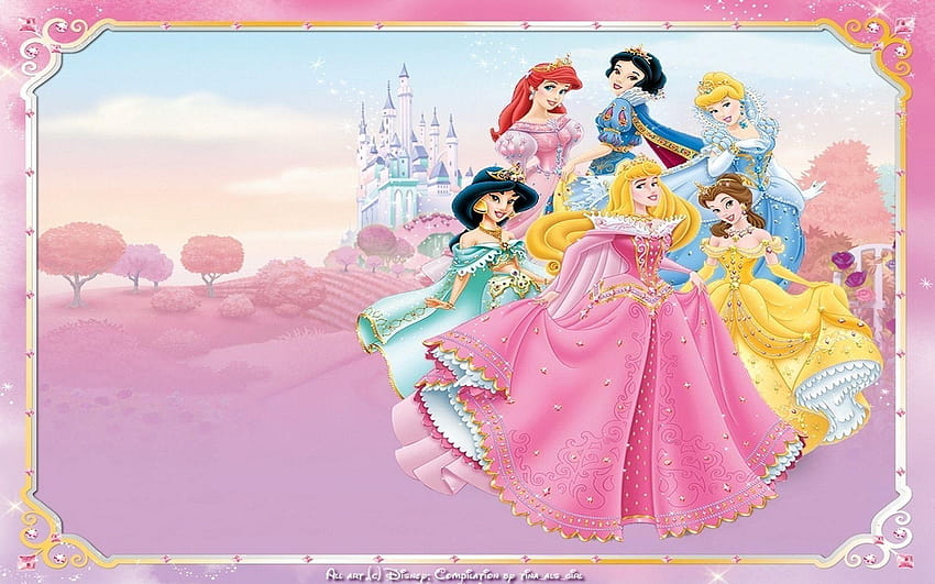 Фонове на принцесите на Дисни HD тапет