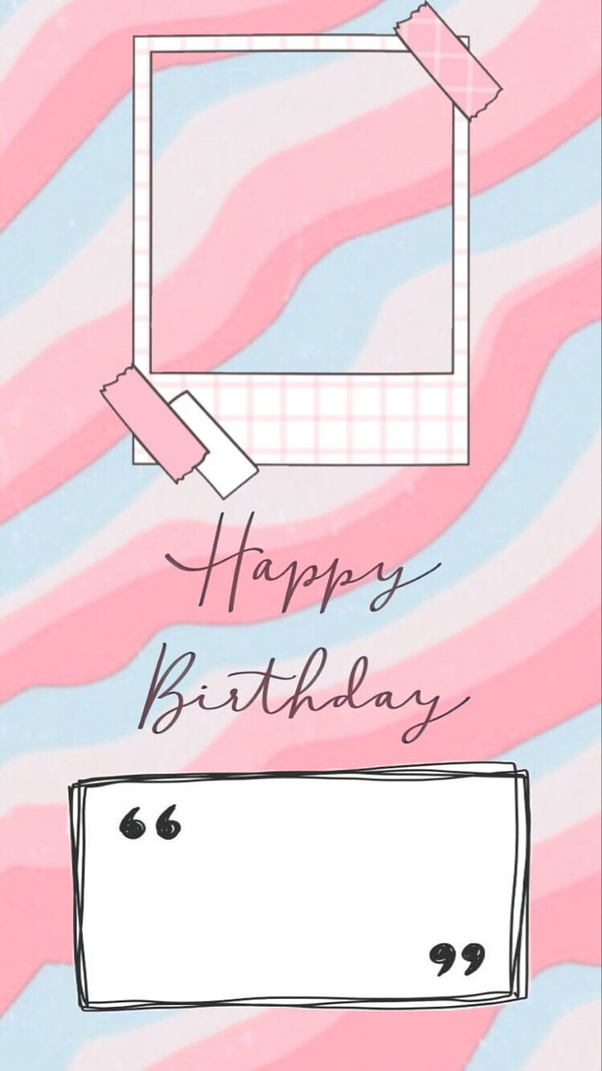 Happy Birtay Aesthetic posted by John Anderson, aesthetic birtay design HD phone wallpaper