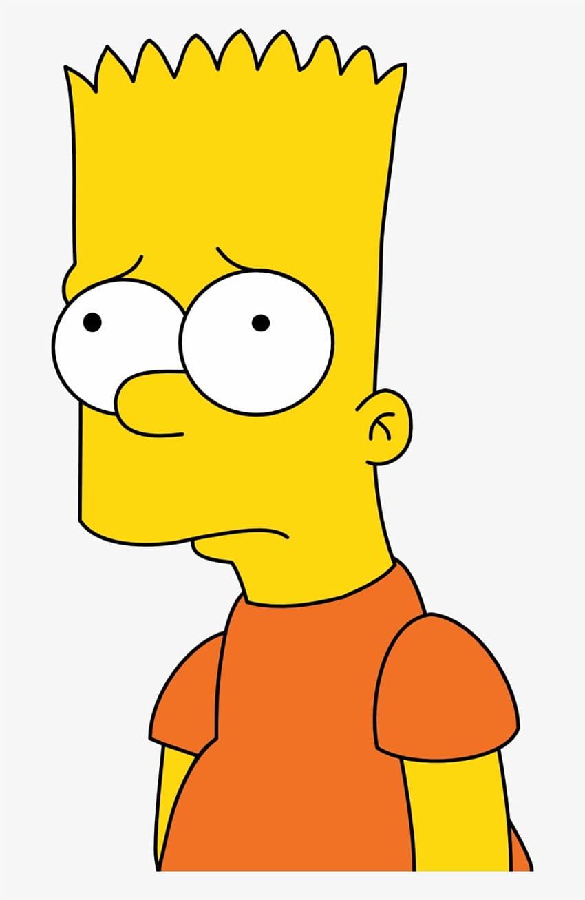 Download Sad Cartoon Bart Simpson Wallpaper