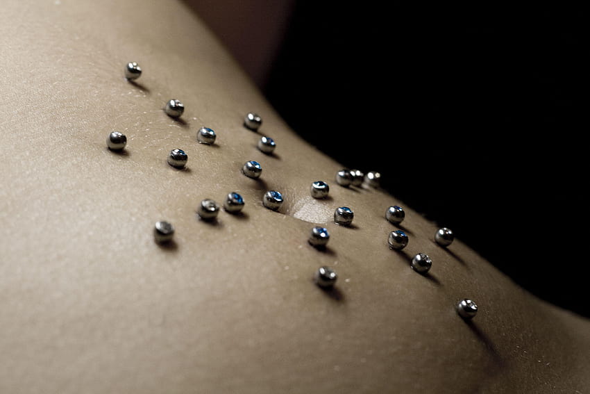 piercings, pierced navel, microdermal :: HD wallpaper
