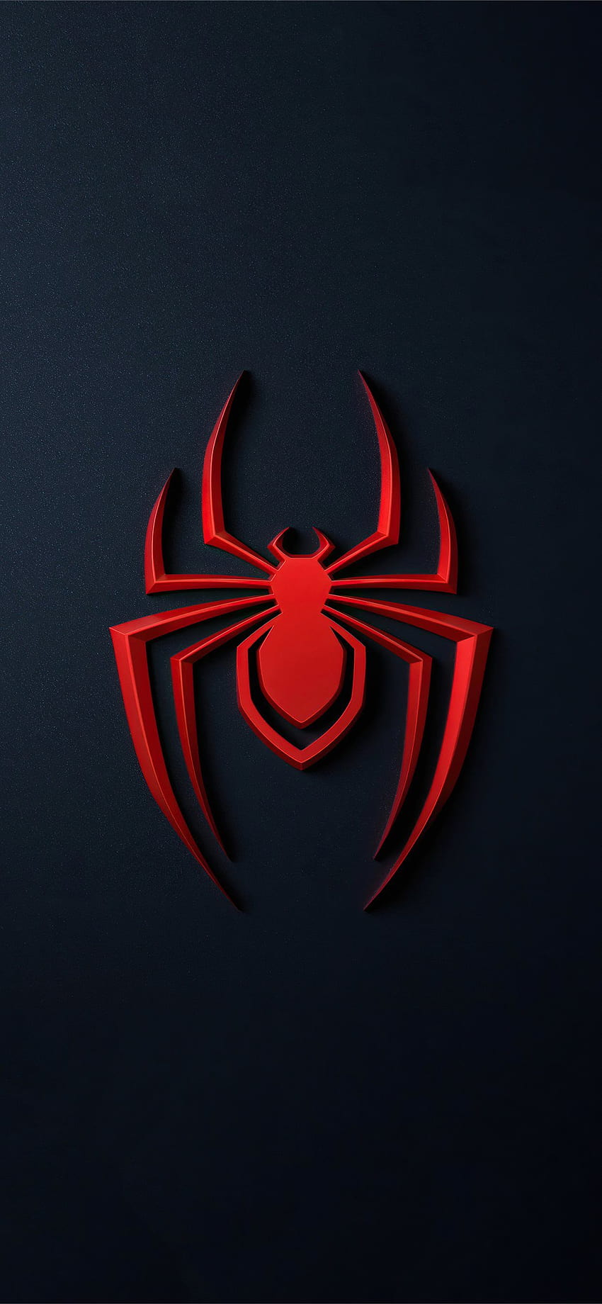 Spider Man Miles Morales Logo iPhone X, Miles Morales iPhone 11 HD-Handy-Hintergrundbild