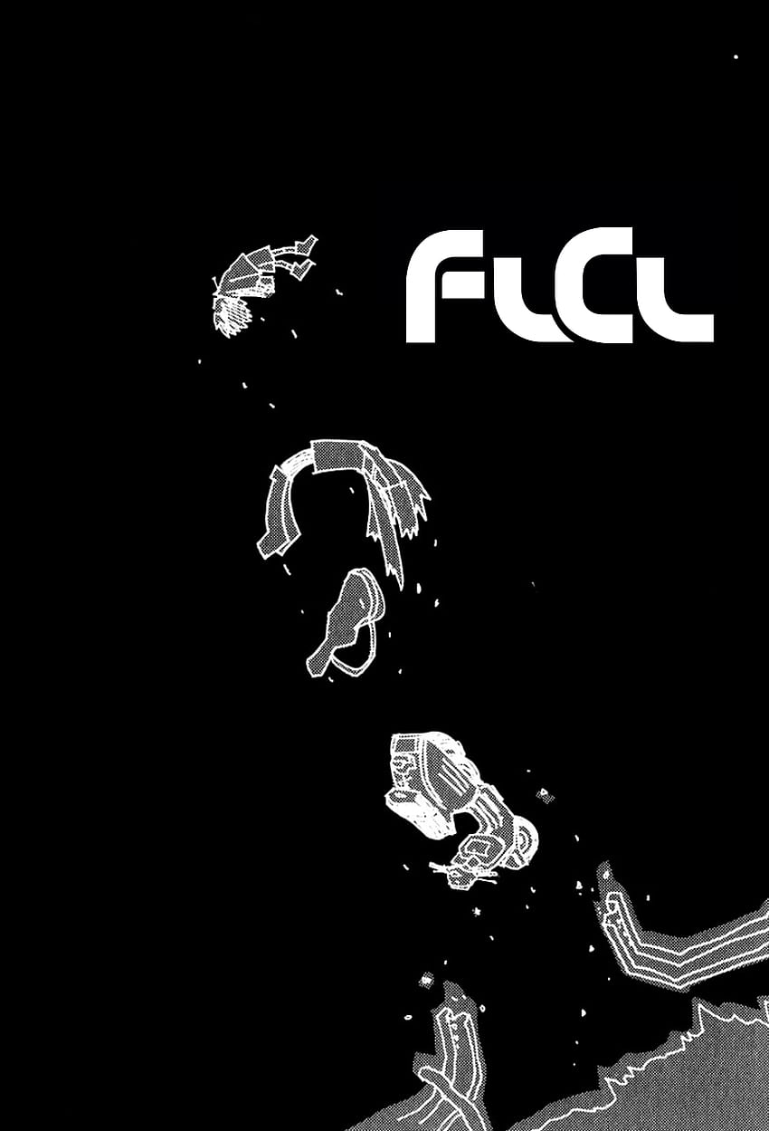 Made my own phone . Just color inverted a page from the manga and added the logo. Enjoy!! : FLCL, phone flcl HD phone wallpaper