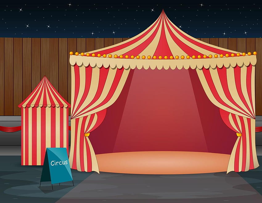 Amusement park at night with open the circus tent 6634900 Vector Art at Vecteezy HD wallpaper