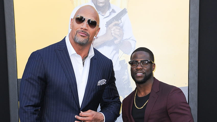 Kevin Hart update: Dwayne The Rock Johnson says 'he's doing very well', kevin hart and the rock HD wallpaper