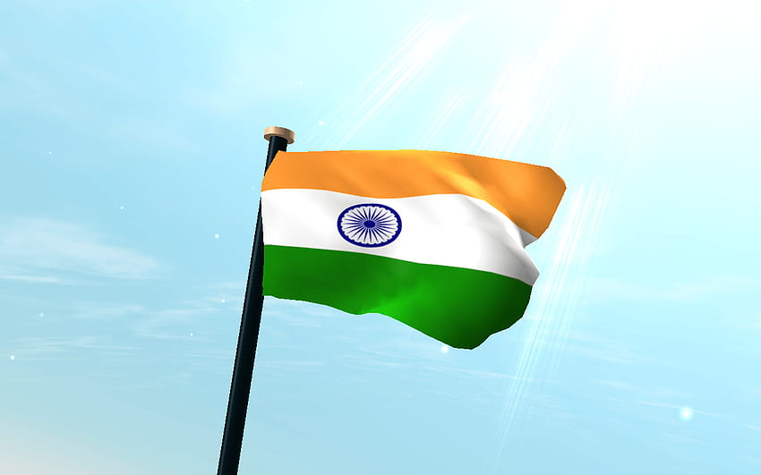 India Flag 3D, indian national flag 3d HD wallpaper