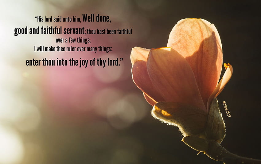 Bible & Nature Backgrounds, early spring with bible verses HD wallpaper