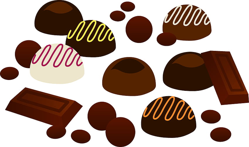 chocolate candy clipart, candy bars HD wallpaper