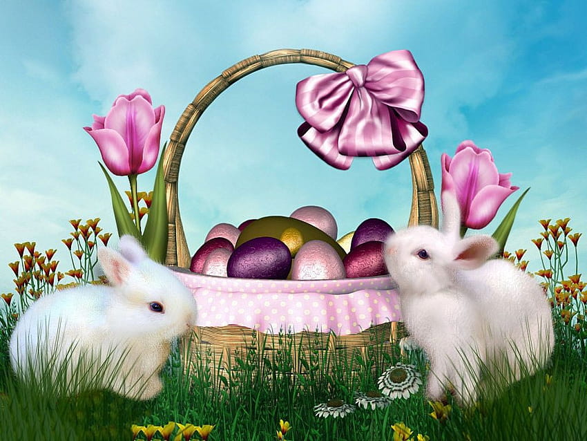 2 Best Happy Easter Backgrounds in PSD, happy easter egg HD wallpaper |  Pxfuel