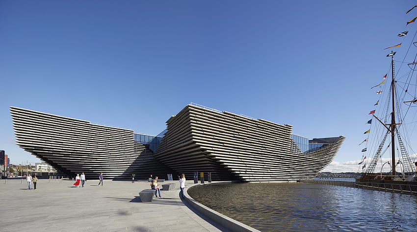 Kengo Kuma's V&A Dundee is ready to open to the public HD wallpaper